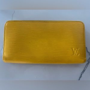 Louis Vuitton yellow wallet